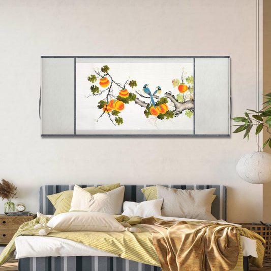 Chinese painting-plants. Study decoration, lobby decoration