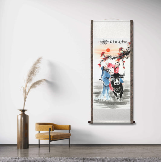 Chinese painting-figure. Study decoration, lobby decoration