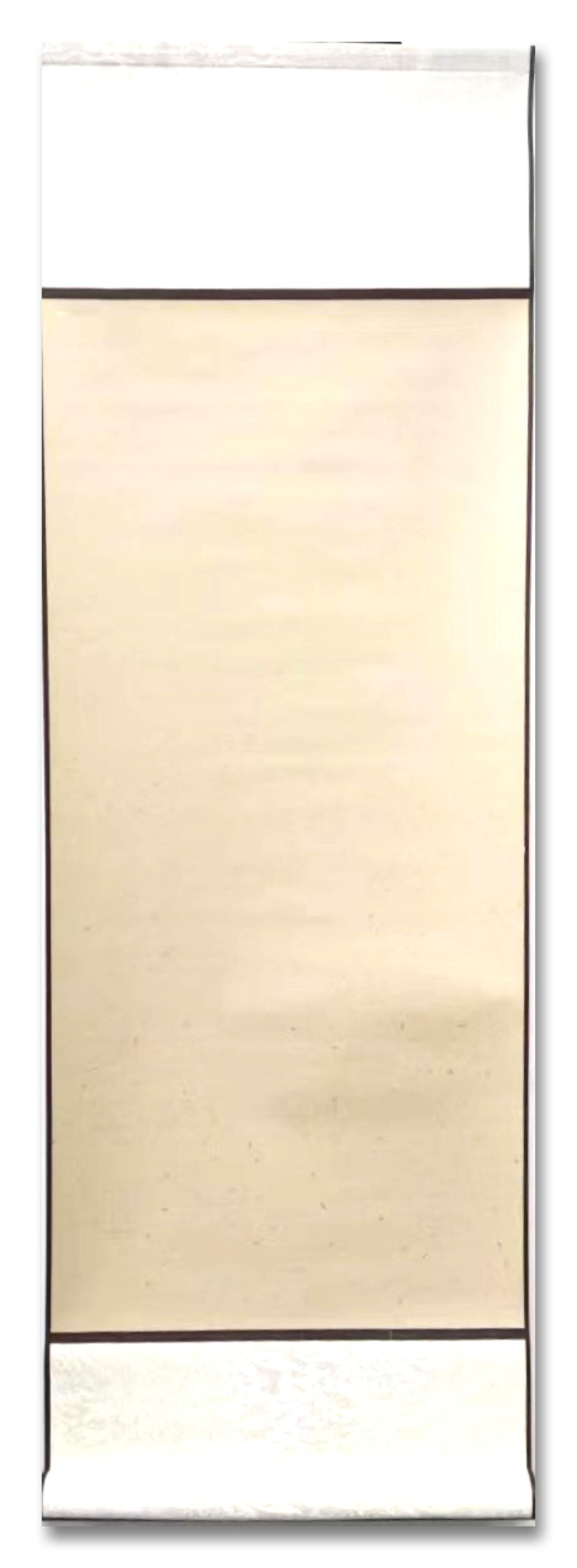 Chinese hanging scroll- pure handmade, customize painting and calligraphy together-Large Size Painting