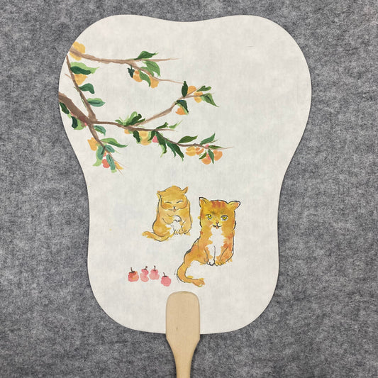 Chinese painting- a set of fan , a frame and a hanging scroll