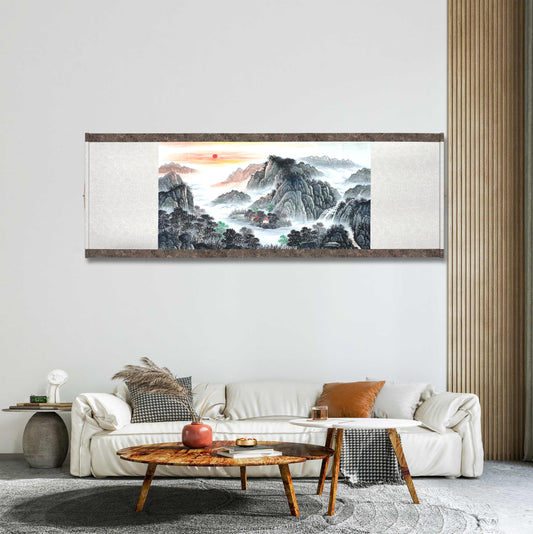 Chinese painting-landscape livingroom/ officeroom decoration
