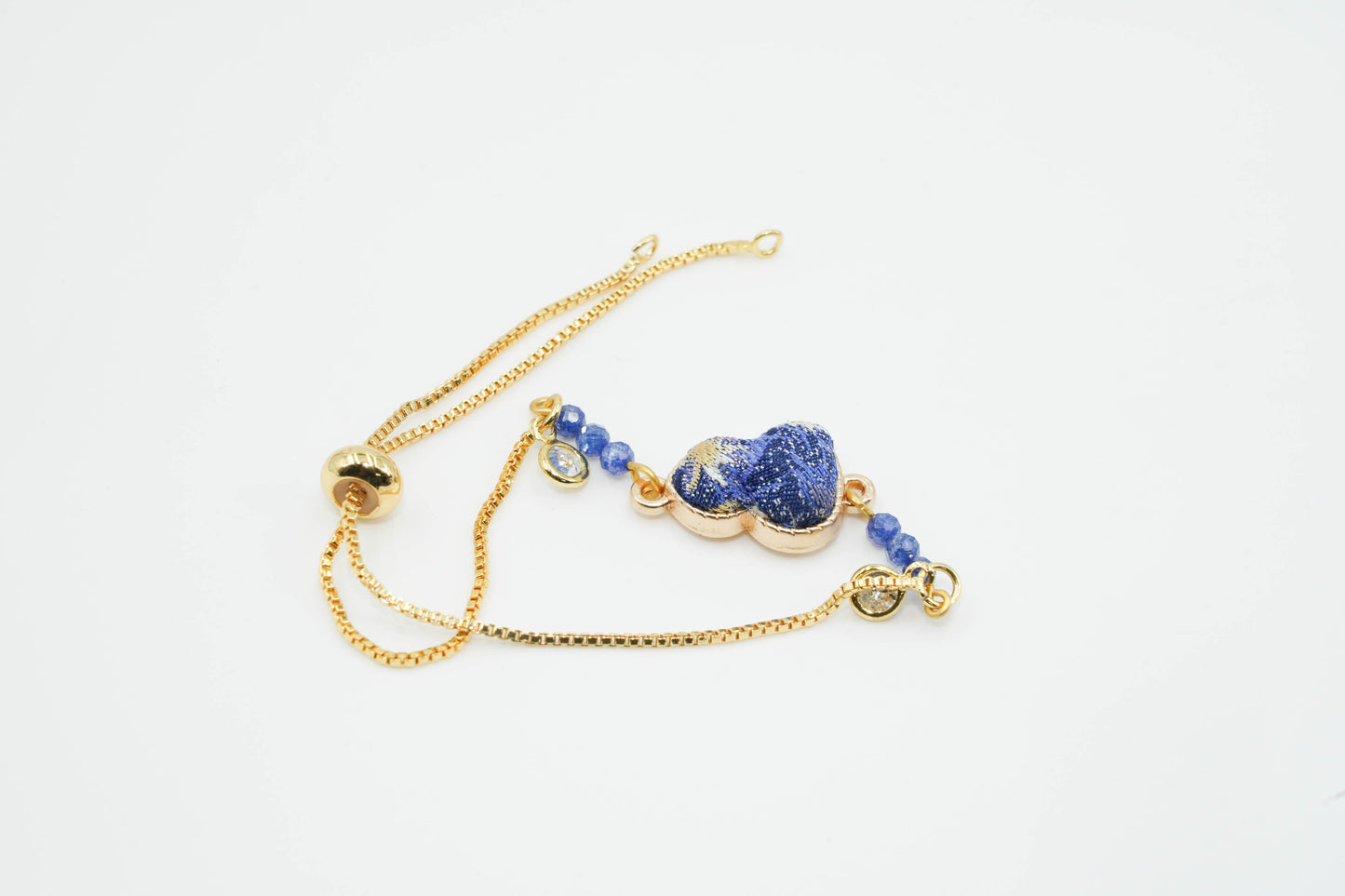 Song Brocade Clover Bracelet Handmade Heritage Jewelry