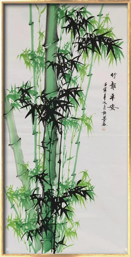 Chinese painting——bamboo Lobby decoration, Livingroom decoration, Represents modest