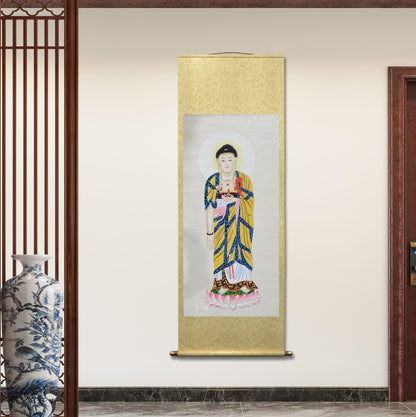 Chinese Painting-  Guanyin,Buddha.  Buddhism decoration