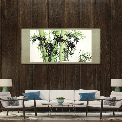 Chinese painting-bamboo.  Study decoration, lobby decoration