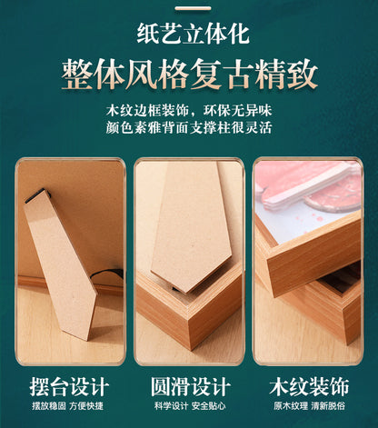 Chinese Quintessence Beijing Opera Characters3D Three-Dimensional Painting with Photo Frame Handmade diy Desktop Decoration Cultural and Creative Gifts Chinese New Year