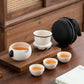 Panda Portable Travel Tea Set Mini Set Simple Outdoor Kung Fu Tea Cup Personal Special Camping Quick Cup