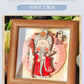 4Inch National Style Patron Saint3d Three-Dimensional DIY Puzzle Stereograph Home Photo Frame Decoration Travel Cultural and Creative Gifts Chinese New Year