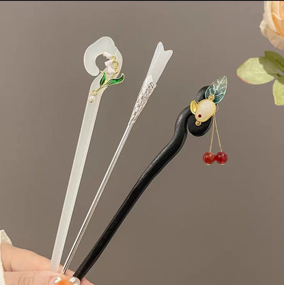 Chinese style hair pins