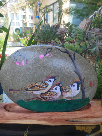 Chinese stone painting