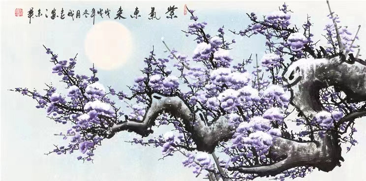 Chinese painting——plum blossom Decoration in Livingroom, meeting room.