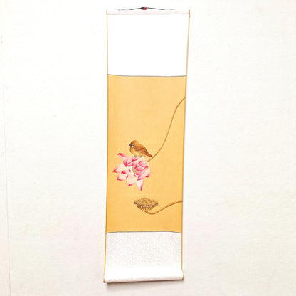 Chinese painting-Lotus and Bird Small scroll