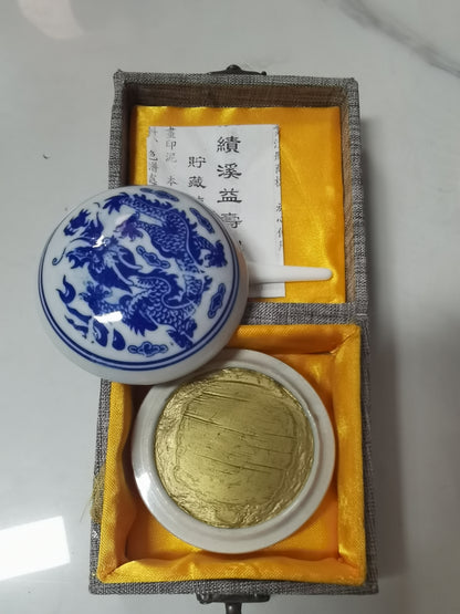 Ink paste-red and golden