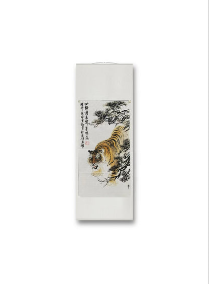 Chinese painting-tiger with pine tree