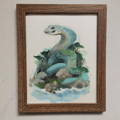 Chinese Painting Table Decoration in the Frame