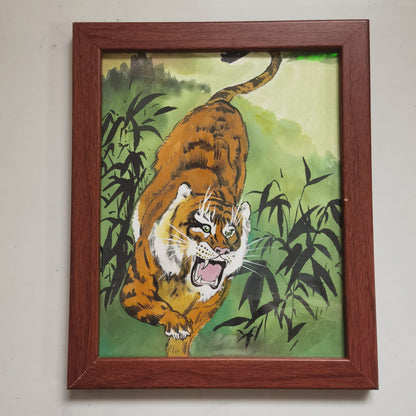 Chinese Painting Table Decoration in the Frame