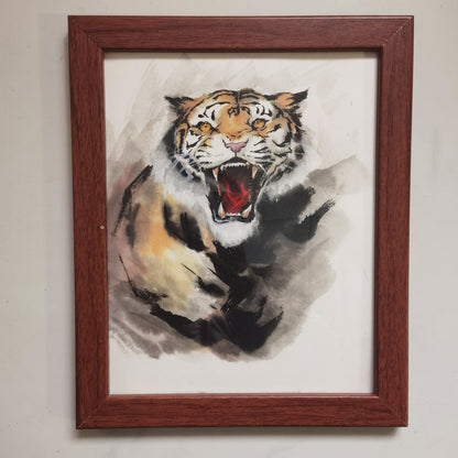 Chinese Painting Table Decoration in the Frame