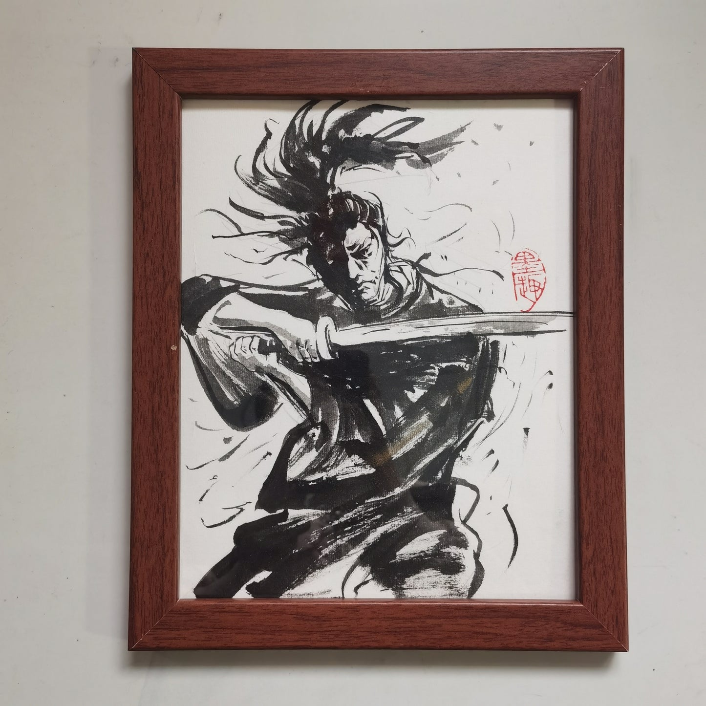 Chinese Painting Table Decoration in the Frame