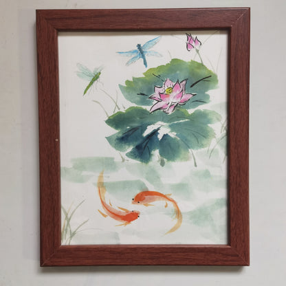 Chinese Painting Table Decoration in the Frame
