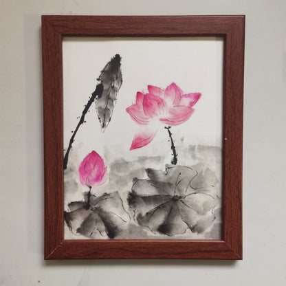 Chinese Painting Table Decoration in the Frame