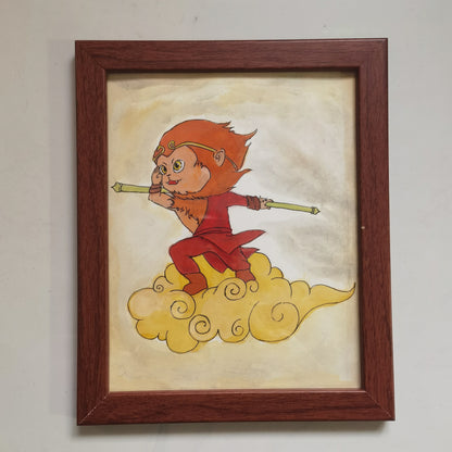 Chinese Painting Table Decoration in the Frame