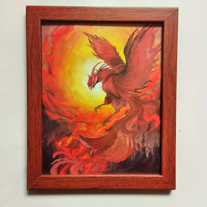 Chinese Painting Table Decoration in the Frame