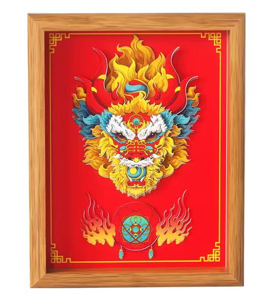 Chinese painting-3D painting with frame