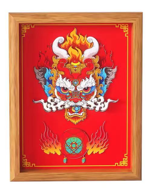 Chinese painting-3D painting with frame