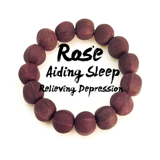Rose Happiness-Aiding Sleep Relieving Depression Chinese incense Beeds Braclets+ +Necklace+Pendants
