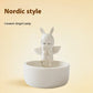 Nordic Style Hot Ceramic Angel Candle Holder Living Room TV Bench for Bedroom Romantic Candlelight Decoration