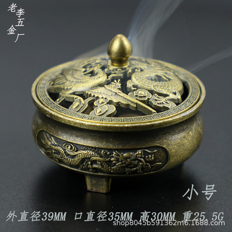 Mini Classic Style Incense Burner Indoor Joss-Stick Incense Coil Metal Aroma Burner Animal Turtle Creative Ornaments