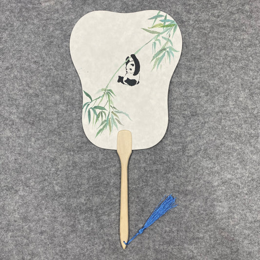Chinese painting-fans. One side has Chinese painting, the other side can be customized by yourself