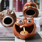 Halloween Candlestick Ornaments Easter Atmosphere Decorations Cartoon Pumpkin Lamp Mushroom House Hamster Nest