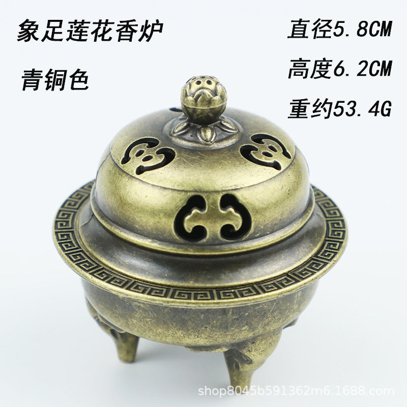 Mini Classic Style Incense Burner Indoor Joss-Stick Incense Coil Metal Aroma Burner Animal Turtle Creative Ornaments