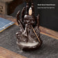 Backflow Incense Burner Ceramic Kiln Change Halloween Ghost Hand Creative European Ghost Festival Blue Skull Head Buddha Hand Exclusive for