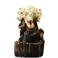 Creative Gift Home Decoration Wansheng Spoof Skull Backflow Incense Burner Nordic Resin Crafts Wholesale