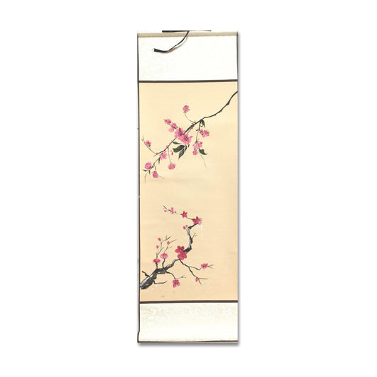 Chinese hanging scroll- pure handmade, customize painting and calligraphy together-Middle Size Painting