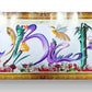 Paster of the name- Painting with Birds flowers mountains for names