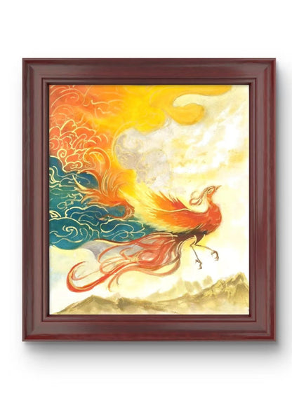 Chinese Painting Table Decoration in the Frame