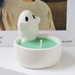 Ceramic Ghost CandlestickinsAmazon Aromatherapy Candle Cute Ghost Nordic Style Decoration Halloween Gift