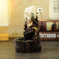 Creative Gift Home Decoration Wansheng Spoof Skull Backflow Incense Burner Nordic Resin Crafts Wholesale