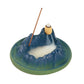 Rock Mountain Ceramic Thousand-Li Landscape Line Incense Burner Tower Backflow Incense Burner Household Indoor Incense Burner Zen Incense Holder Ornaments