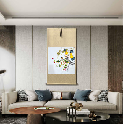 Chinese painting-plants.  Study decoration, lobby decoration