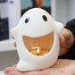 Cross-Border Ins Style Candle Vessel Creative Halloween Gift Ghost Candlestick Funny Good-looking Ceramic Candle Cup