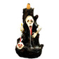 Halloween Popular Resin Crafts Home Decoration Backflow Incense Burner Horror Witch Ghost Head