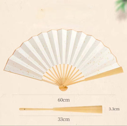 Chinses calligraphy-folding fan customized style