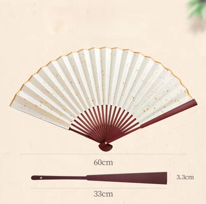 Chinses calligraphy-folding fan customized style