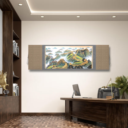 Chinese painting-landscape livingroom/ officeroom decoration The Great wall