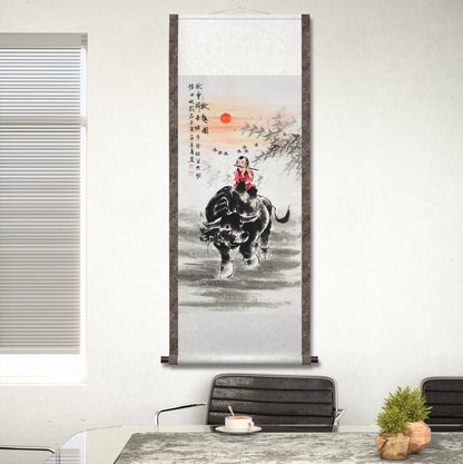 Chinese painting-figure.  Study decoration, lobby decoration