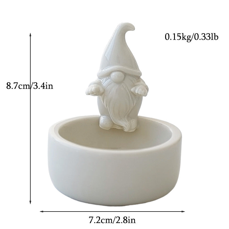 Ceramic Ghost CandlestickinsAmazon Aromatherapy Candle Cute Ghost Nordic Style Decoration Halloween Gift